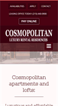 Mobile Screenshot of cosmopolitanaprts.com